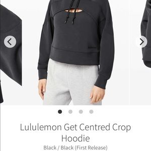 Get Centred Crop Hoodie *first release